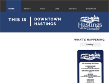 Tablet Screenshot of downtownhastings.com